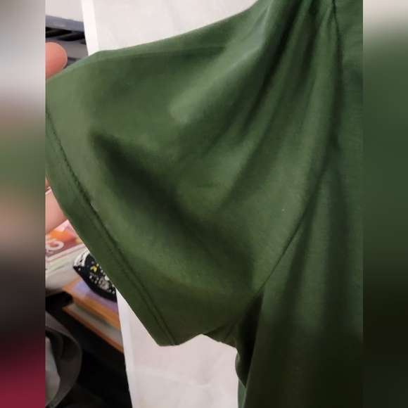 Almost Famous 3X Green Short Sleeve Top - Picture 4 of 5